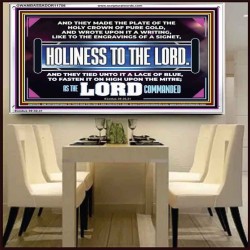 THE HOLY CROWN OF PURE GOLD  Righteous Living Christian Acrylic Frame  GWAMBASSADOR11756  "48x32"