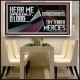 HEAR ME SPEEDILY O LORD ACCORDING TO THY LOVINGKINDNESS  Ultimate Inspirational Wall Art Acrylic Frame  GWAMBASSADOR11922  