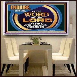 THE WORD OF THE LORD IS FOREVER SETTLED  Ultimate Inspirational Wall Art Acrylic Frame  GWAMBASSADOR12035  "48x32"