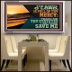 THE EARTH O LORD IS FULL OF THY MERCY TEACH ME THY STATUTES  Righteous Living Christian Acrylic Frame  GWAMBASSADOR12039  