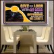 GIVE UNTO THE LORD THE GLORY DUE UNTO HIS NAME  Scripture Art Acrylic Frame  GWAMBASSADOR12087  