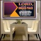 THE LORD WILL ORDAIN PEACE FOR US  Large Wall Accents & Wall Acrylic Frame  GWAMBASSADOR12113  