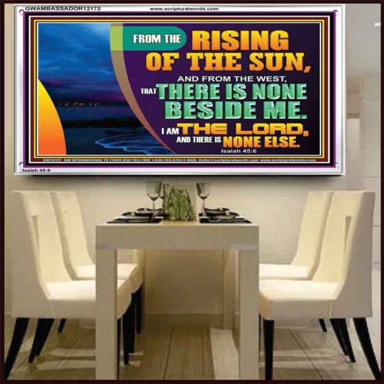 I AM THE LORD THERE IS NONE ELSE  Printable Bible Verses to Acrylic Frame  GWAMBASSADOR12172  