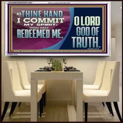 REDEEMED ME O LORD GOD OF TRUTH  Righteous Living Christian Picture  GWAMBASSADOR12363  "48x32"