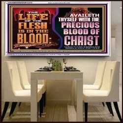 AVAILETH THYSELF WITH THE PRECIOUS BLOOD OF CHRIST  Children Room  GWAMBASSADOR12375  "48x32"