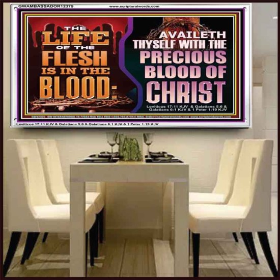 AVAILETH THYSELF WITH THE PRECIOUS BLOOD OF CHRIST  Children Room  GWAMBASSADOR12375  