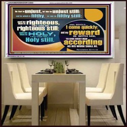 BE RIGHTEOUS STILL  Bible Verses Wall Art  GWAMBASSADOR12950  "48x32"