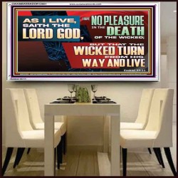 NO PLEASURE IN THE DEATH OF THE WICKED  Religious Art  GWAMBASSADOR12951  "48x32"