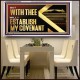 WITH THEE WILL I ESTABLISH MY COVENANT  Bible Verse Wall Art  GWAMBASSADOR12953  