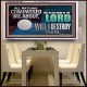 IN THE NAME OF THE LORD WILL I DESTROY THEM  Biblical Paintings Acrylic Frame  GWAMBASSADOR12966  