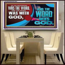 THE WORD OF LIFE THE FOUNDATION OF HEAVEN AND THE EARTH  Ultimate Inspirational Wall Art Picture  GWAMBASSADOR12984  "48x32"