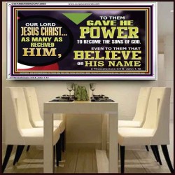 POWER TO BECOME THE SONS OF GOD  Eternal Power Picture  GWAMBASSADOR12989  "48x32"