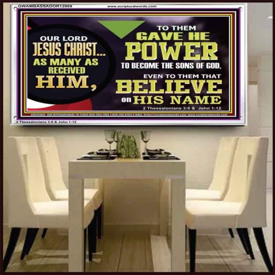 POWER TO BECOME THE SONS OF GOD  Eternal Power Picture  GWAMBASSADOR12989  