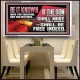 IF THE SON THEREFORE SHALL MAKE YOU FREE  Ultimate Inspirational Wall Art Acrylic Frame  GWAMBASSADOR13066  