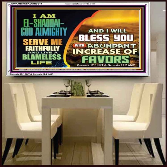 SERVE ME FAITHFULLY  Unique Power Bible Acrylic Frame  GWAMBASSADOR9541  