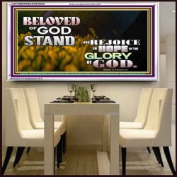 THE HOPE OF GLORY  Biblical Art Acrylic Frame  GWAMBASSADOR9595  "48x32"