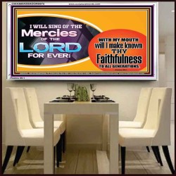 THY FAITHFULNESS TO ALL GENERATIONS  Scriptures Wall Art  GWAMBASSADOR9975  "48x32"