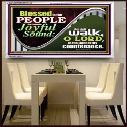 DO YOU KNOW THE JOYFUL SOUND  Sciptural Décor  GWAMBASSADOR9983  "48x32"