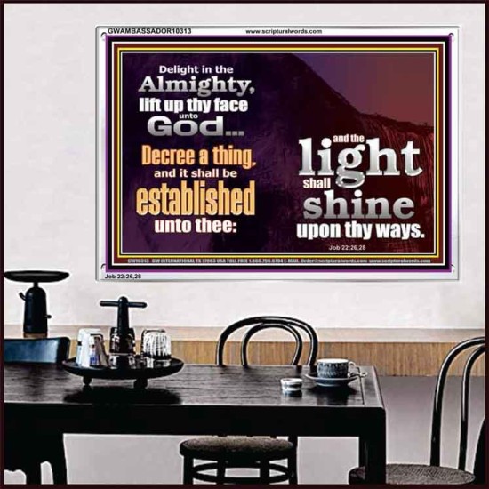 LIFT UP THY FACE UNTO GOD  Custom Modern Wall Art  GWAMBASSADOR10313  