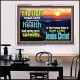 THY HEALTH WILL SPRING FORTH SPEEDILY  Custom Inspiration Scriptural Art Acrylic Frame  GWAMBASSADOR10319  