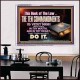 KEEP THE TEN COMMANDMENTS FERVENTLY  Ultimate Power Acrylic Frame  GWAMBASSADOR10374  