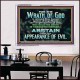 UNGODLINESS AND UNRIGHTEOUSNESS OUTLAW IN ETERNITY  Righteous Living Christian Acrylic Frame  GWAMBASSADOR10402  