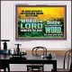 THE WORD OF THE LORD ENDURETH FOR EVER  Christian Wall Décor Acrylic Frame  GWAMBASSADOR10493  