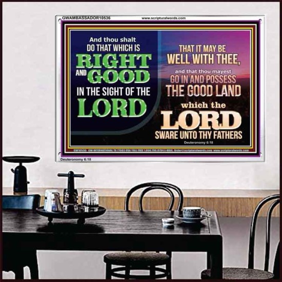 THAT IT MAY BE WELL WITH THEE  Contemporary Christian Wall Art  GWAMBASSADOR10536  