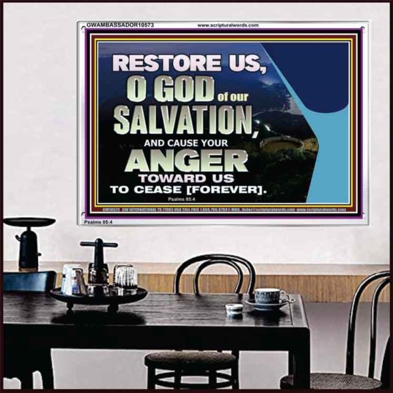 GOD OF OUR SALVATION  Scripture Wall Art  GWAMBASSADOR10573  