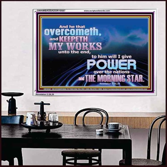 SEEK THE MORNING STAR CROWN OF GLORY  Wall & Art Décor  GWAMBASSADOR10587  