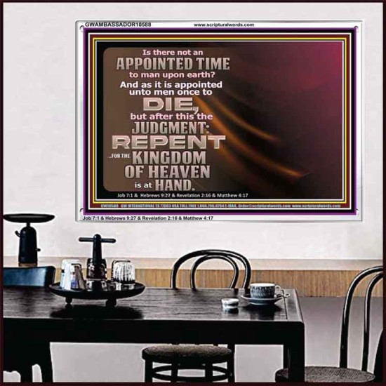 AN APPOINTED TIME TO MAN UPON EARTH  Art & Wall Décor  GWAMBASSADOR10588  