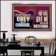 EAGERLY OBEY COMMANDMENT OF THE LORD  Unique Power Bible Acrylic Frame  GWAMBASSADOR10691  