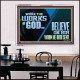 WORK THE WORKS OF GOD BELIEVE ON HIM WHOM HE HATH SENT  Scriptural Verse Acrylic Frame   GWAMBASSADOR10742  