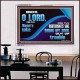 FOR THY RIGHTEOUSNESS SAKE BRING MY SOUL OUT OF TROUBLE  Ultimate Power Acrylic Frame  GWAMBASSADOR11925  