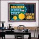 DELIVER ME NOT OVER UNTO THE WILL OF MINE ENEMIES  Children Room Wall Acrylic Frame  GWAMBASSADOR12024  