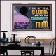 ALL THY COMMANDMENTS ARE TRUTH  Scripture Art Acrylic Frame  GWAMBASSADOR12051  
