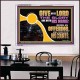 GIVE UNTO THE LORD THE GLORY DUE UNTO HIS NAME  Scripture Art Acrylic Frame  GWAMBASSADOR12087  