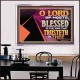 THE MAN THAT TRUSTETH IN THEE  Bible Verse Acrylic Frame  GWAMBASSADOR12104  