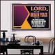 THE LORD WILL ORDAIN PEACE FOR US  Large Wall Accents & Wall Acrylic Frame  GWAMBASSADOR12113  