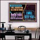 I WILL ANSWER YOU IN A TIME OF FAVOUR  Unique Bible Verse Acrylic Frame  GWAMBASSADOR12143  