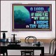 THOU ART MY HIDING PLACE AND SHIELD  Large Custom Acrylic Frame   GWAMBASSADOR12159  