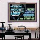 GIVE EAR TO HIS COMMANDMENTS AND KEEP ALL HIS STATUES  Eternal Power Acrylic Frame  GWAMBASSADOR12252  