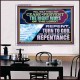 WILT THOU NOT CEASE TO PERVERT THE RIGHT WAYS OF THE LORD  Unique Scriptural Acrylic Frame  GWAMBASSADOR12378  