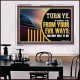 TURN FROM YOUR EVIL WAYS  Religious Wall Art   GWAMBASSADOR12952  