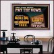 PAY THOU VOWS DECREE A THING AND IT SHALL BE ESTABLISHED UNTO THEE  Bible Verses Acrylic Frame  GWAMBASSADOR12978  