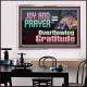 JOY AND PRAYER BRINGS OVERFLOWING GRATITUDE  Bible Verse Wall Art  GWAMBASSADOR13117  