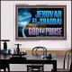 JEHOVAH EL SHADDAI GOD OF MY PRAISE  Modern Christian Wall Décor Acrylic Frame  GWAMBASSADOR13120  