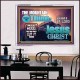 IN JESUS CHRIST MIGHTY NAME MOUNTAIN SHALL BE THINE  Hallway Wall Acrylic Frame  GWAMBASSADOR9910  