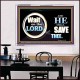 WAIT ON THE LORD AND HE SHALL SAVED THEE  Contemporary Christian Wall Art Acrylic Frame  GWAMBASSADOR9920  