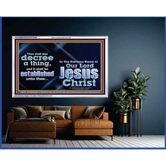 THE LIGHT SHALL SHINE UPON THY WAYS  Christian Quote Acrylic Frame  GWAMBASSADOR10296  